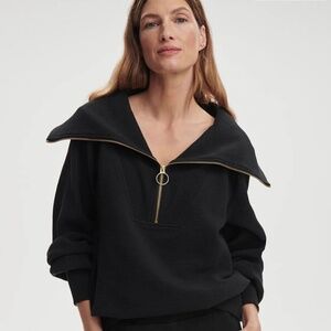 Varley Vine Pullover with Gold Zipper